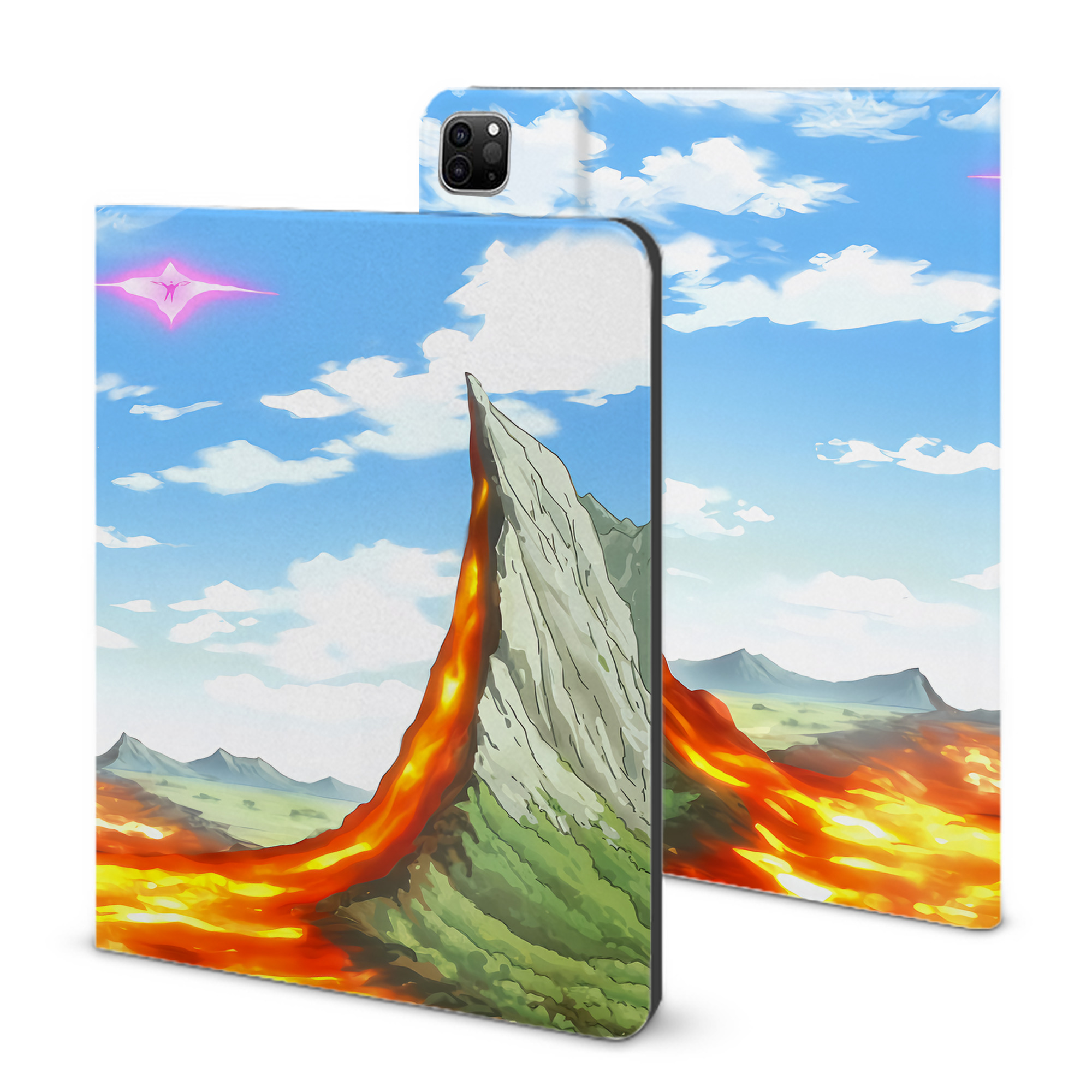 （画像用） 転スラ Regarding Reincarnated to Slime IPad ケース ブック型 PUレザー TPU 耐衝撃 軽量 薄型 ペン収納なし 全面保護 IPad 各モデル対応